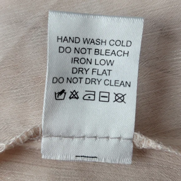 NWT Romantic Ruffled V-neck Rose Gold Polka Dot Blouse - Picture 14 of 16